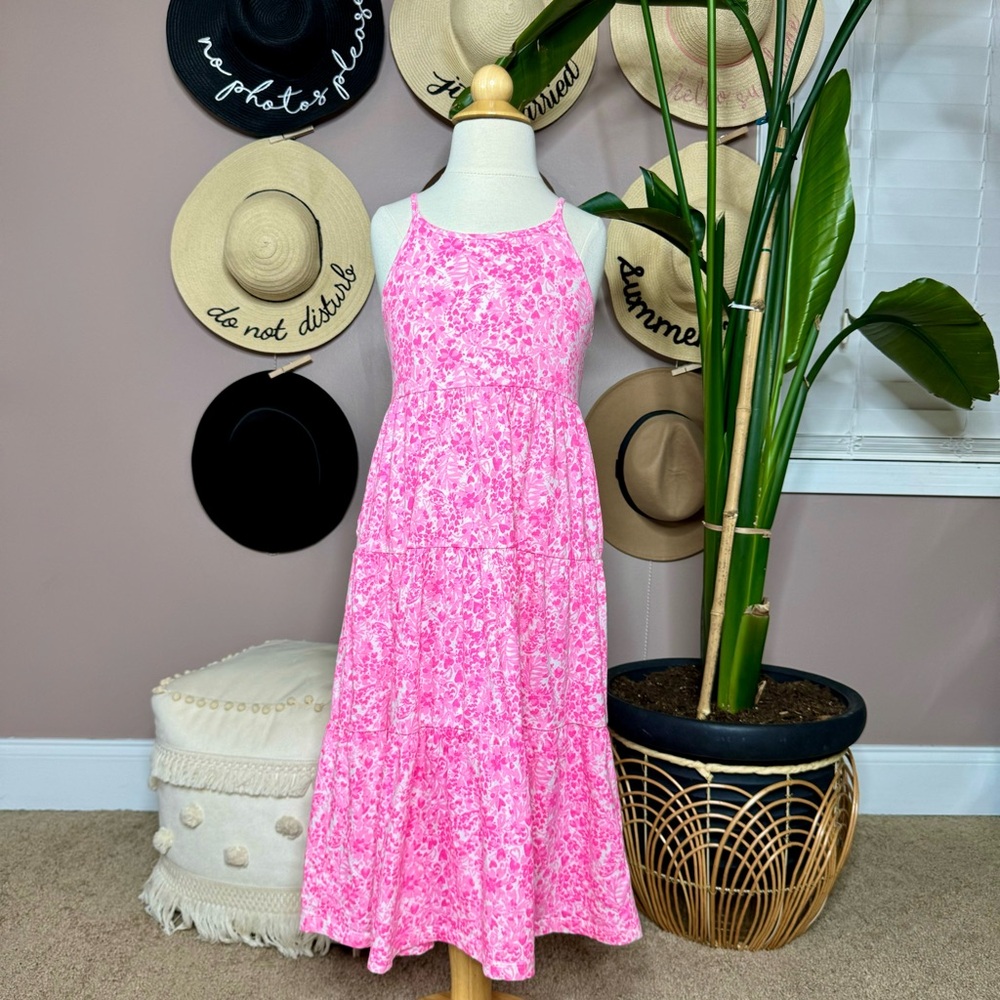 Lilly Pulitzer tiered girl maxi dress